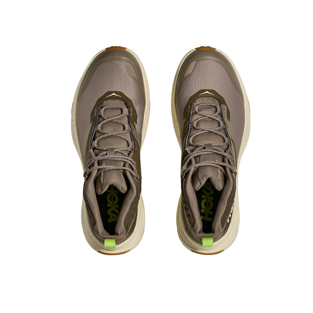 HOKA ONE ONE MEN'S TRANSPORT HIKE GTX-LIGHT ROAST/EGGSHELL