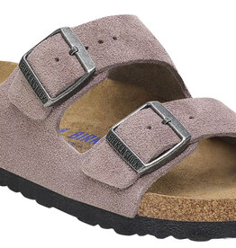 BIRKENSTOCK ARIZONA SOFT FOOTBED SUEDE-FADED PURPLE