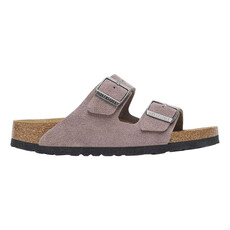 BIRKENSTOCK ARIZONA SOFT FOOTBED SUEDE-FADED PURPLE