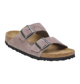 BIRKENSTOCK ARIZONA SOFT FOOTBED SUEDE-FADED PURPLE