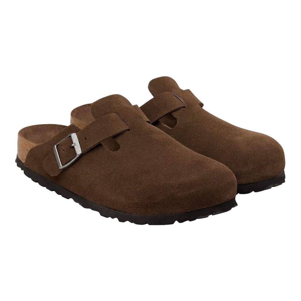 BIRKENSTOCK BOSTON SOFT FOOTBED SUEDE-CARAFE | BEND SHOE CO