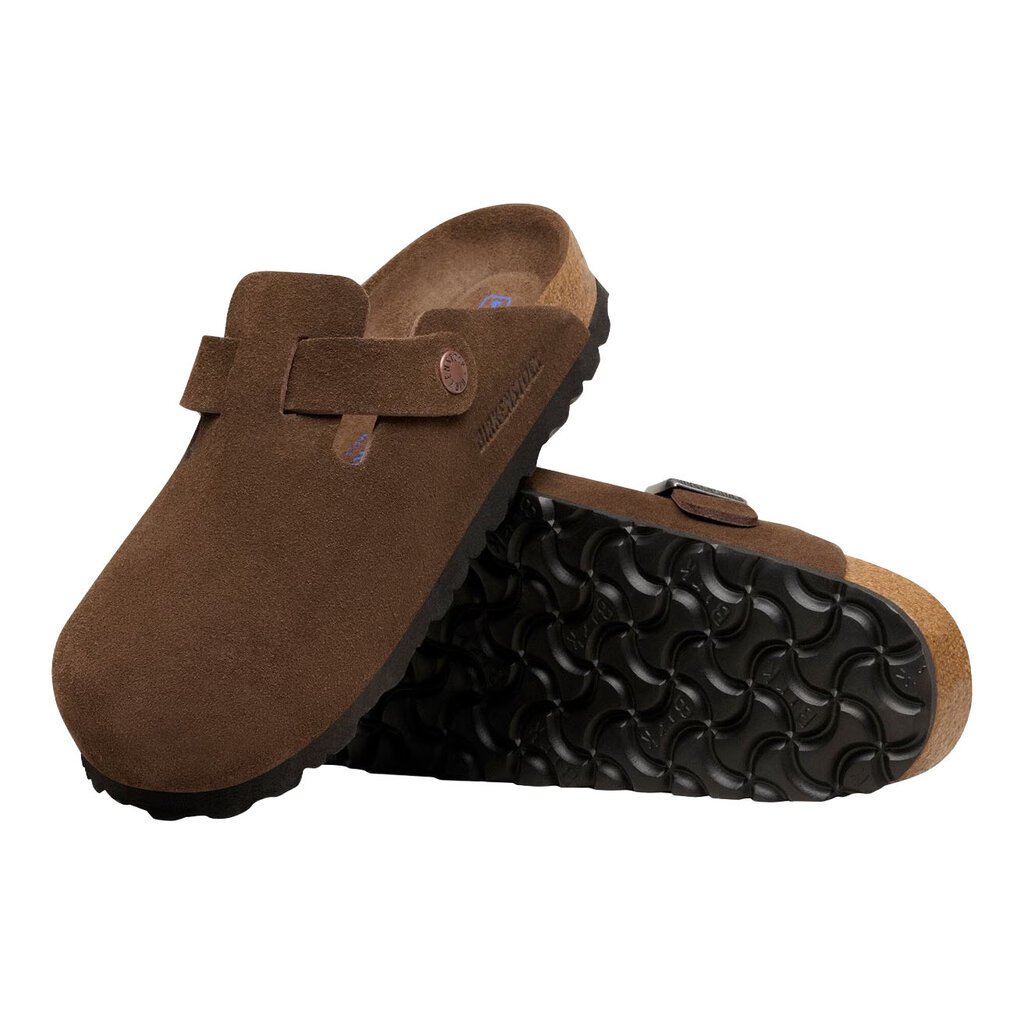 BIRKENSTOCK BOSTON SOFT FOOTBED SUEDE-CARAFE | BEND SHOE CO