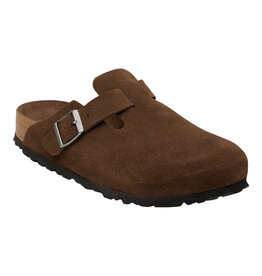 BIRKENSTOCK BOSTON SOFT FOOTBED SUEDE-CARAFE