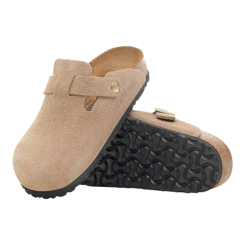 BIRKENSTOCK BOSTON-SANDCASTLE SUEDE | BEND SHOE CO