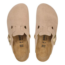 BIRKENSTOCK BOSTON-SANDCASTLE SUEDE | BEND SHOE CO