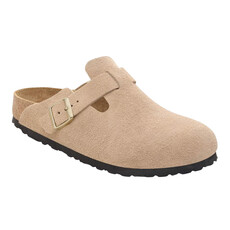 BIRKENSTOCK BOSTON-SANDCASTLE SUEDE | BEND SHOE CO