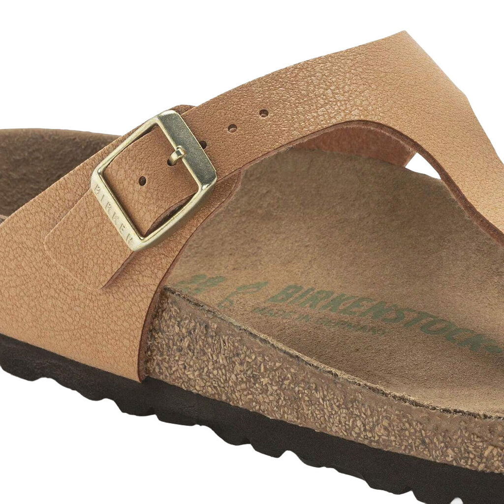 BIRKENSTOCK GIZEH VEGAN EARTHY PECAN BIRKIBUC | BEND SHOE CO