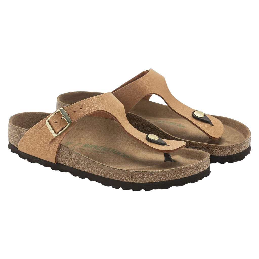BIRKENSTOCK GIZEH VEGAN EARTHY PECAN BIRKIBUC | BEND SHOE CO
