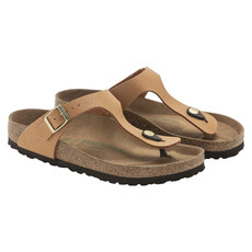 BIRKENSTOCK GIZEH VEGAN EARTHY PECAN BIRKIBUC | BEND SHOE CO