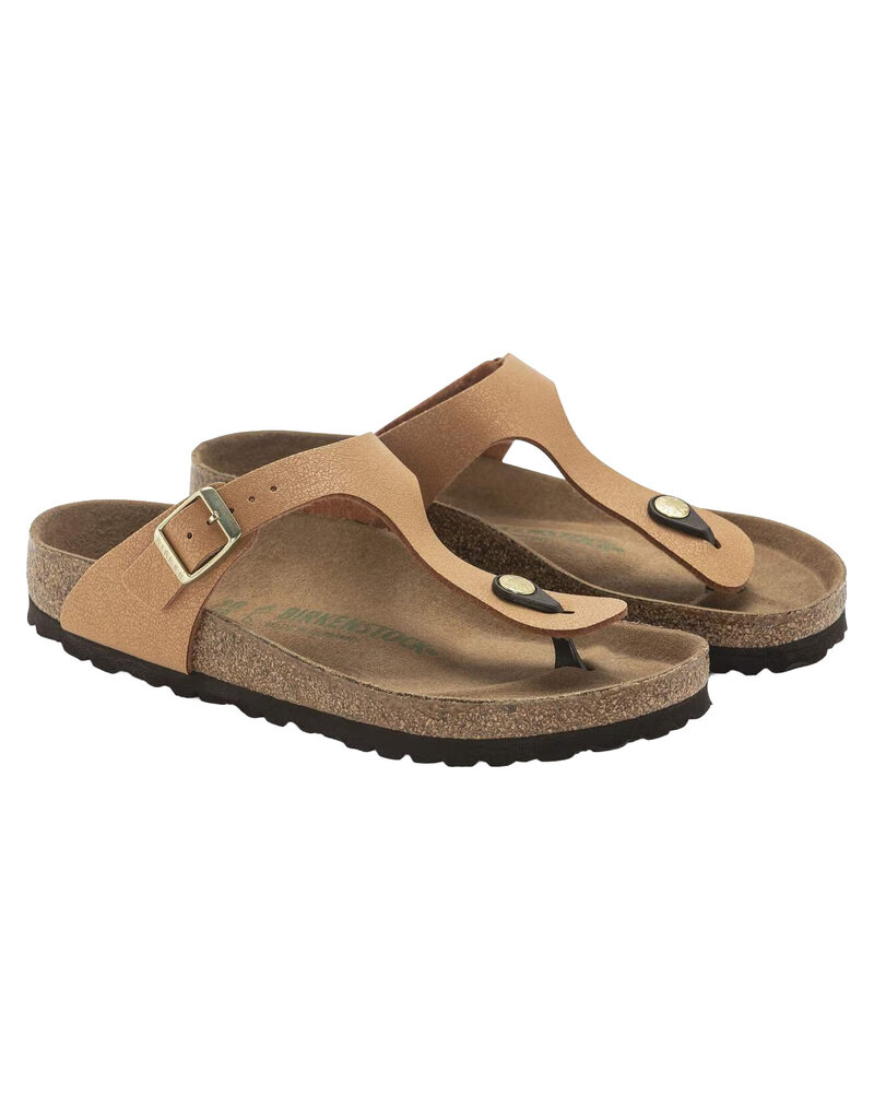 BIRKENSTOCK GIZEH VEGAN EARTHY PECAN BIRKIBUC