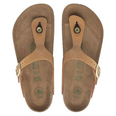 BIRKENSTOCK GIZEH VEGAN EARTHY PECAN BIRKIBUC | BEND SHOE CO