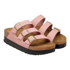BIRKENSTOCK FLORIDA III FLEX PLATFORM NUBUCK-PINK CLAY | BEND SHOE CO