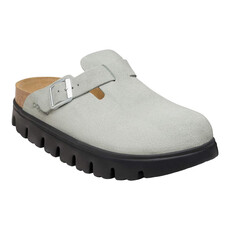 BIRKENSTOCK BOSTON CHUNKY SUEDE-PURE SAGE | BEND SHOE CO