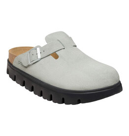 BIRKENSTOCK BOSTON CHUNKY SUEDE-PURE SAGE