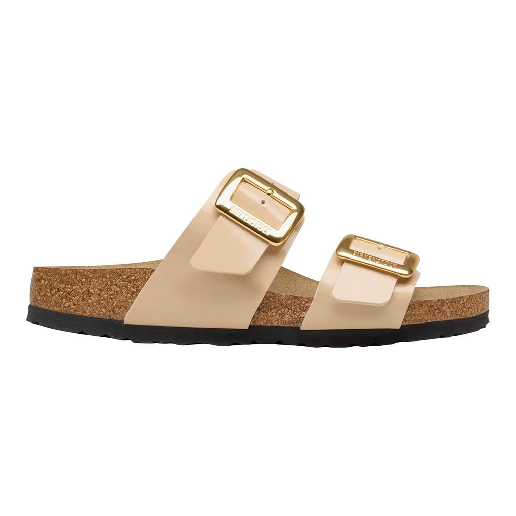 BIRKENSTOCK SYDNEY LUXE BUCKLE PATENT BIRKI-FLOR-SAND