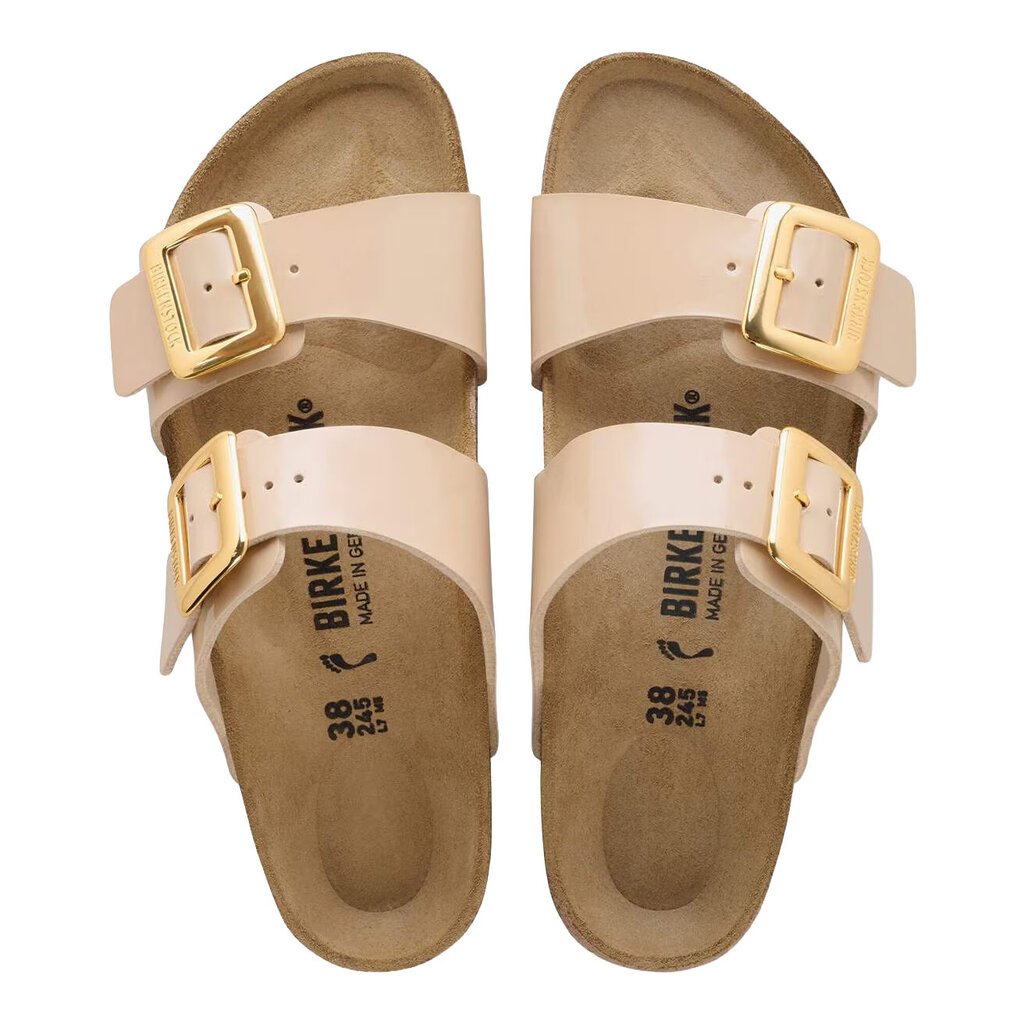 BIRKENSTOCK SYDNEY LUXE BUCKLE PATENT BIRKI-FLOR-SAND