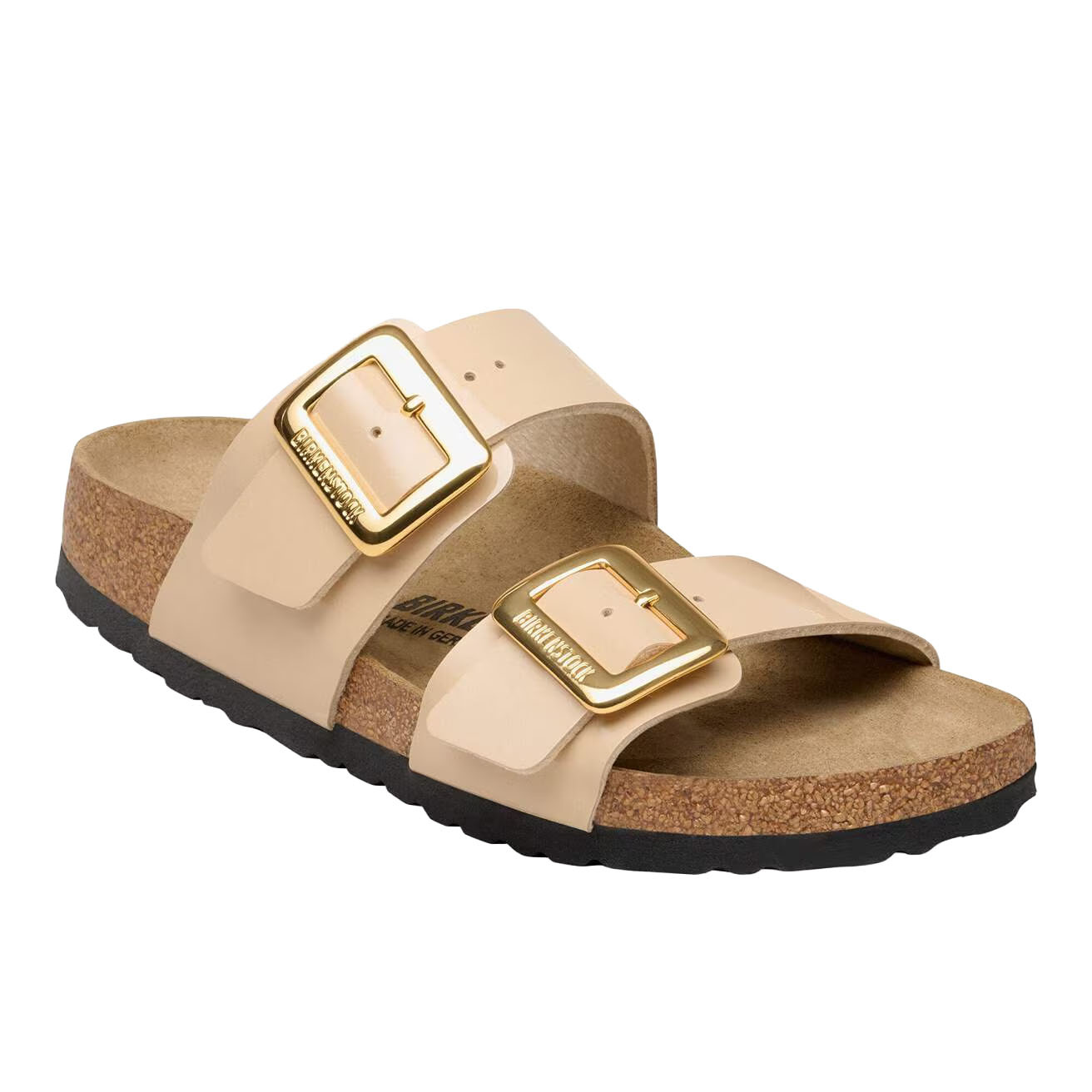 BIRKENSTOCK SYDNEY LUXE BUCKLE PATENT BIRKI-FLOR-SAND