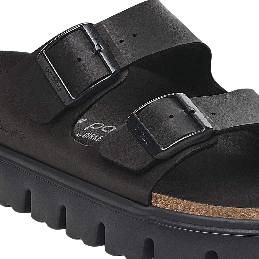 BIRKENSTOCK ARIZONA CHUNKY BIRKO-FLOR-BLACK | BEND SHOE CO