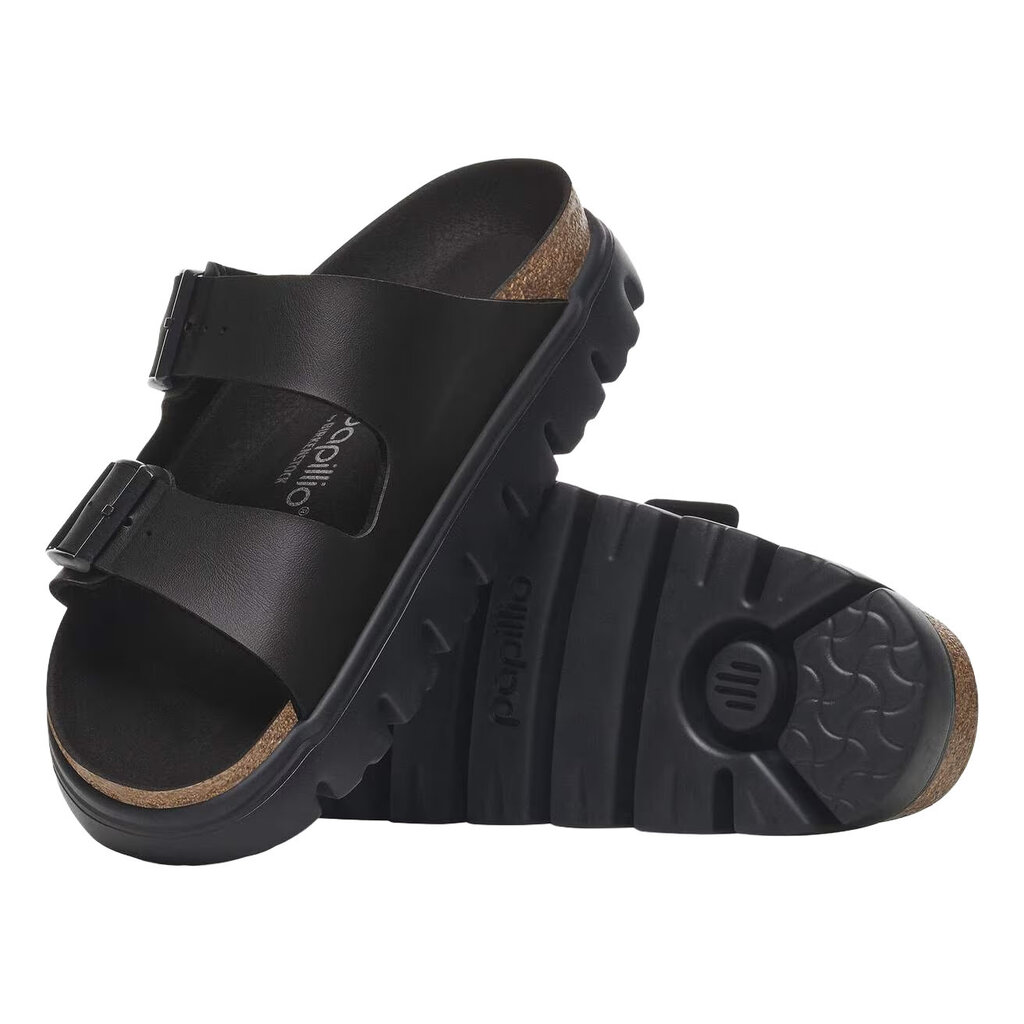 BIRKENSTOCK ARIZONA CHUNKY BIRKO-FLOR-BLACK | BEND SHOE CO