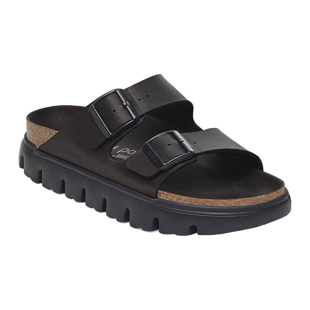 BIRKENSTOCK ARIZONA CHUNKY BIRKO-FLOR-BLACK | BEND SHOE CO