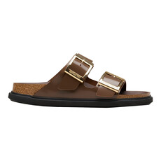 BIRKENSTOCK ARIZONA DROPLET BUCKLE HIGH SHINE LEATHER-CARAFE | BEND SHOE CO