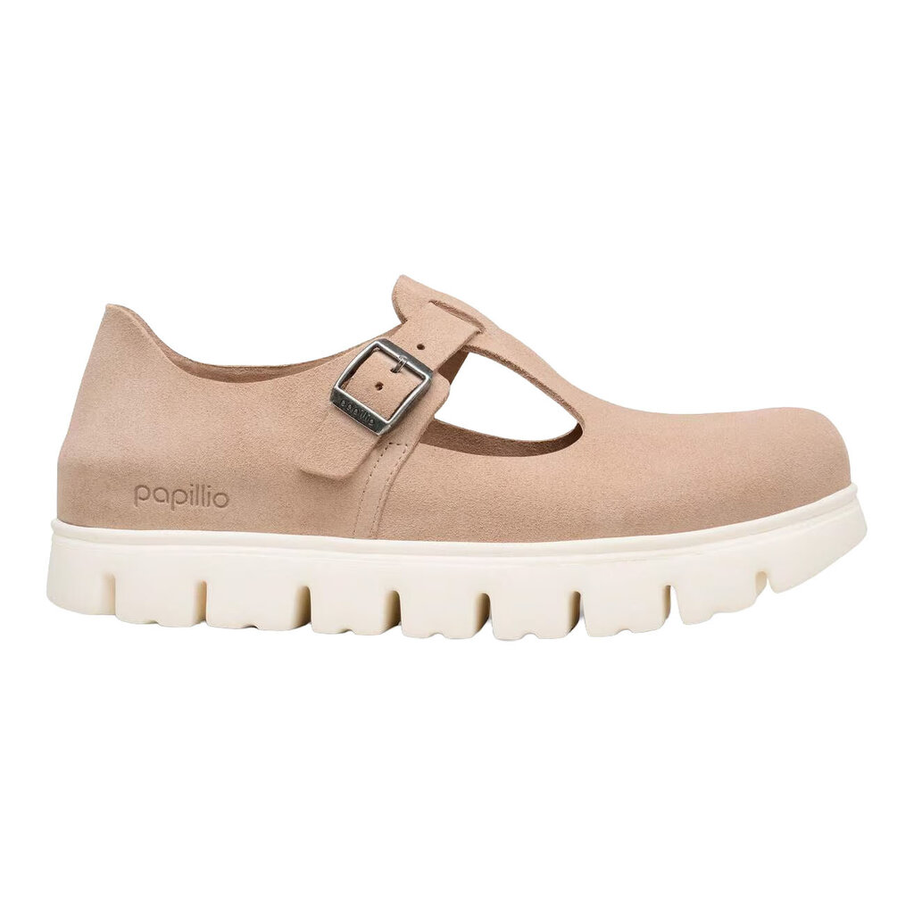 BIRKENSTOCK PARIS CHUNKY SUEDE-WARM SAND | BEND SHOE CO