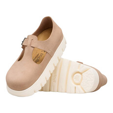 BIRKENSTOCK PARIS CHUNKY SUEDE-WARM SAND | BEND SHOE CO