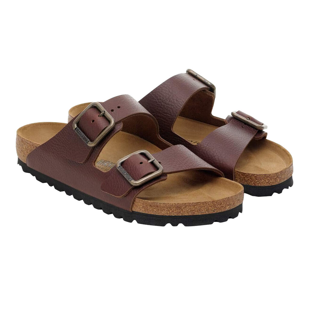 BIRKENSTOCK ARIZONA WIRE BUCKLE VINTAGE LEATHER-WOOD ROAST | BEND SHOE CO