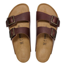 BIRKENSTOCK ARIZONA WIRE BUCKLE VINTAGE LEATHER-WOOD ROAST | BEND SHOE CO