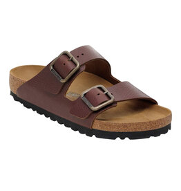 BIRKENSTOCK ARIZONA WIRE BUCKLE VINTAGE LEATHER-WOOD ROAST