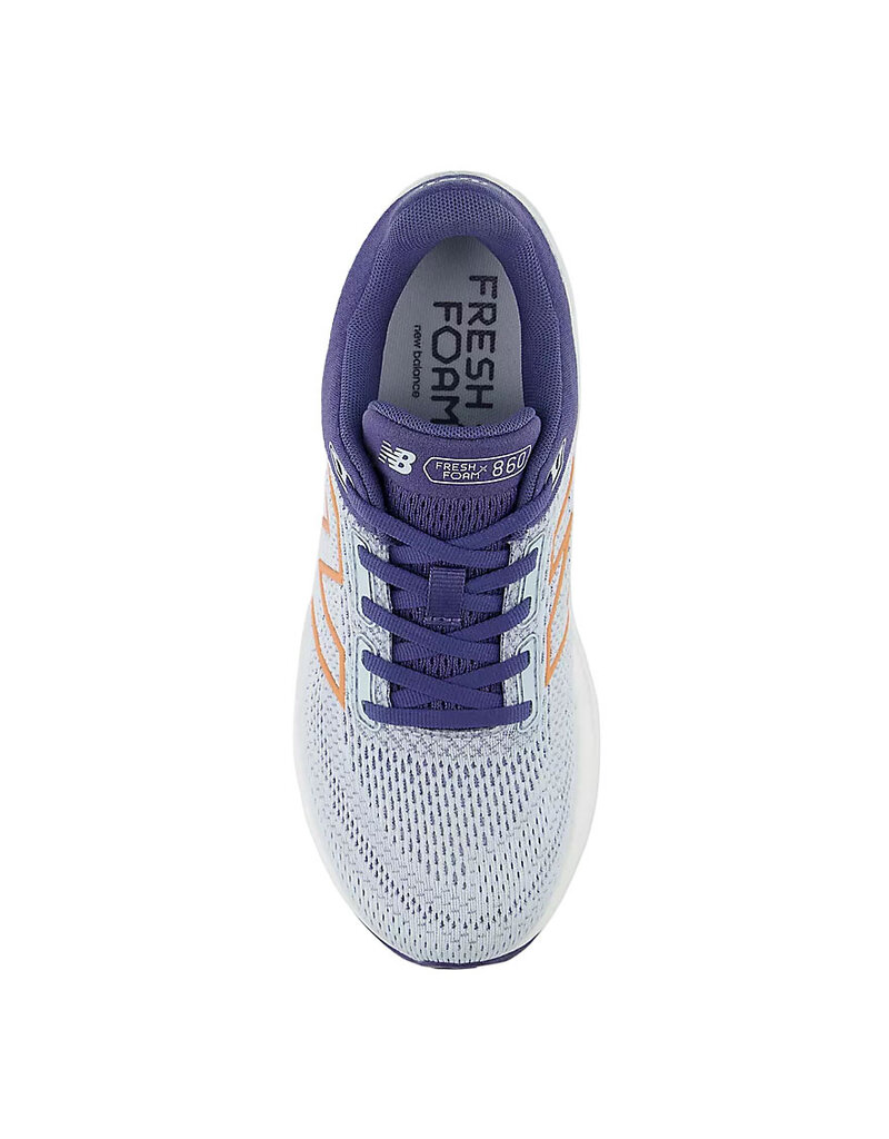 NEW BALANCE WOMEN'S 860V14-FROSTED GLASS/DREAM STATE/PEACH NECTAR