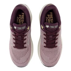NEW BALANCE WOMEN'S 860V14-ICE WINE/PLUM BROWN/SILVER METALLIC