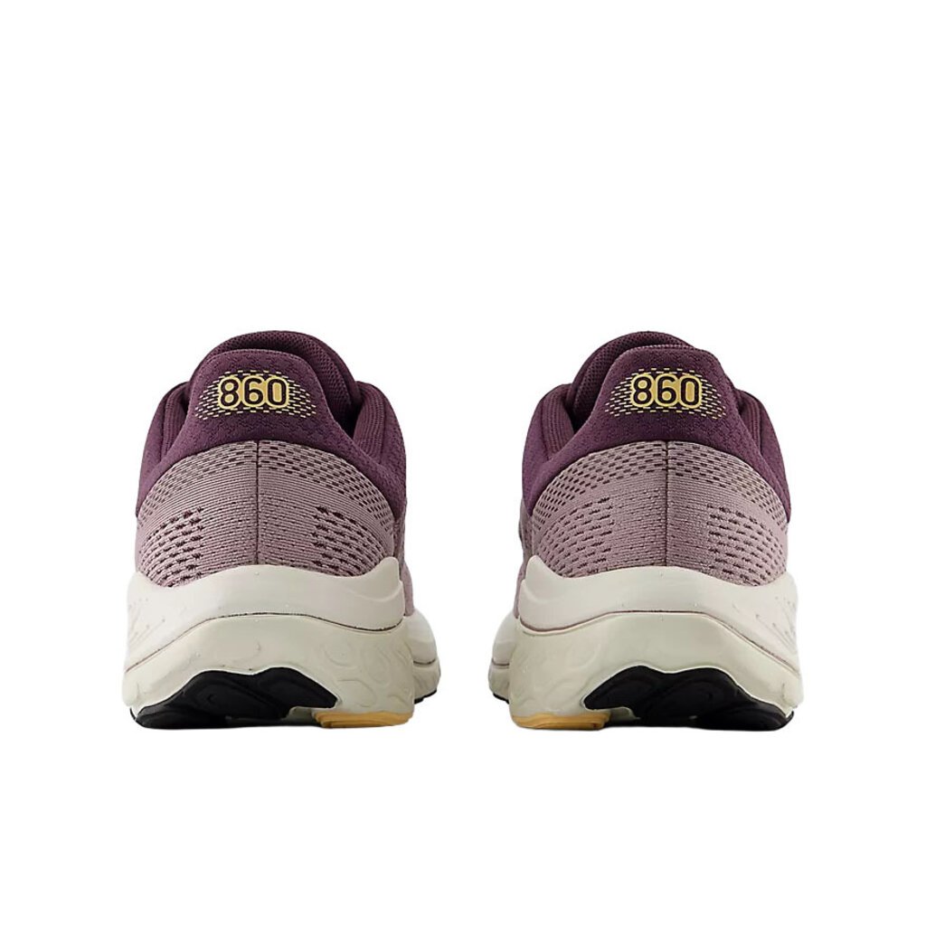 NEW BALANCE WOMEN'S 860V14-ICE WINE/PLUM BROWN/SILVER METALLIC