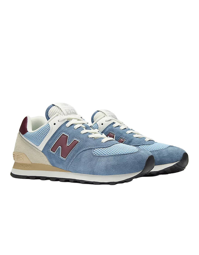 NEW BALANCE UNISEX 574-SHORELINE BLUE/STILLWATER