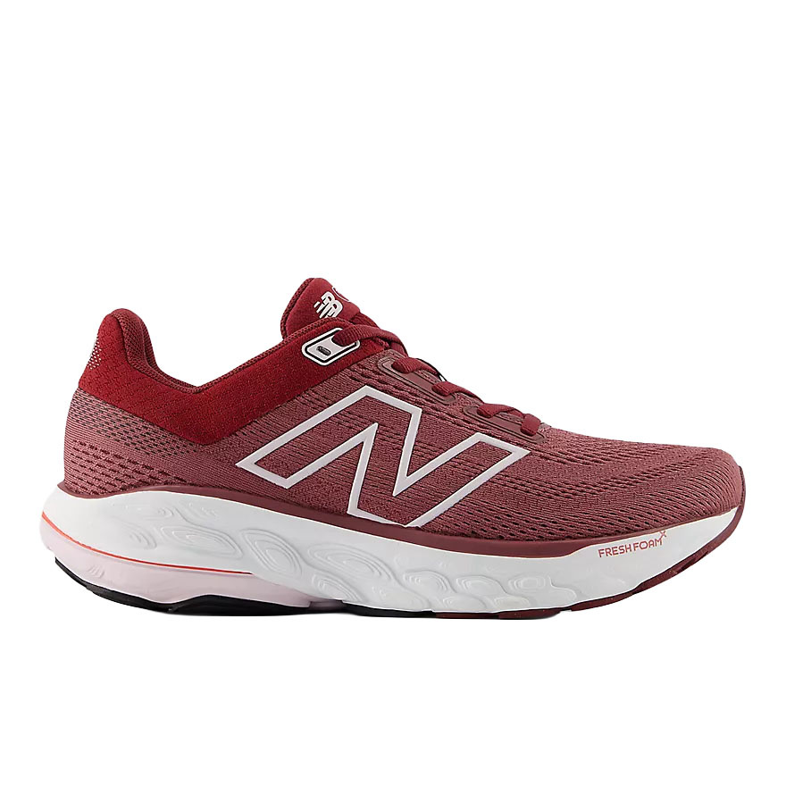 NEW BALANCE WOMEN'S 860V14-WASHED BURGUNDY/MONARCH BURGUNDY/PINK GRANITE