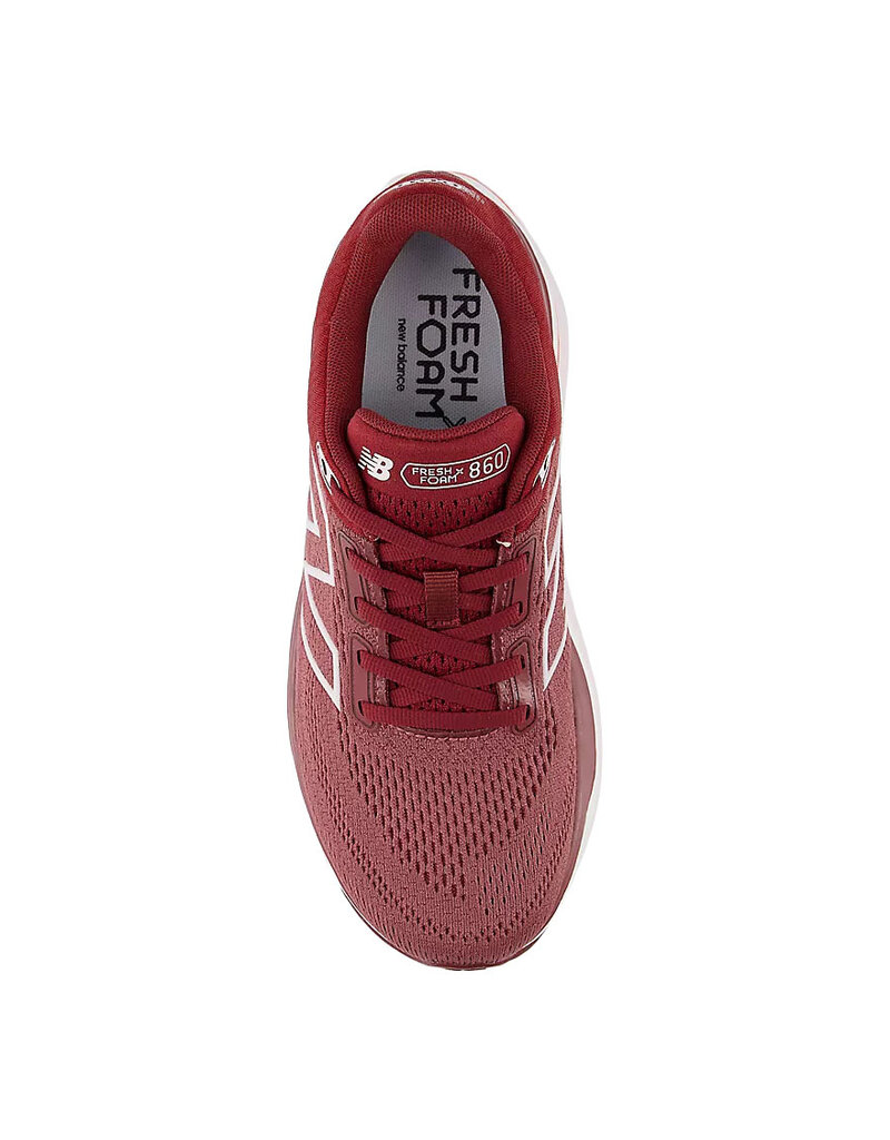 NEW BALANCE WOMEN'S 860V14-WASHED BURGUNDY/MONARCH BURGUNDY/PINK GRANITE