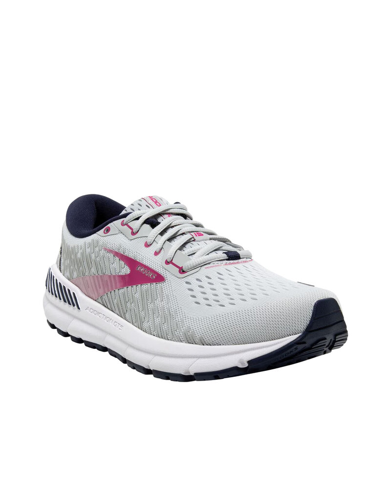 BROOKS WOMEN'S ADDICTION GTS 15-OYSTER/PEACOAT 7.5B