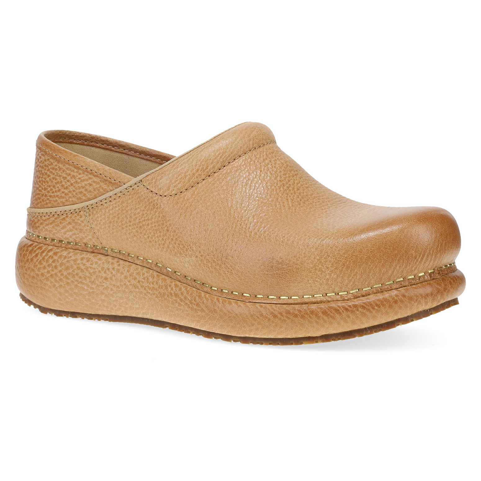 DANSKO WOMEN'S PLATFORM PRO CLOG-HONEY DISTRESSED