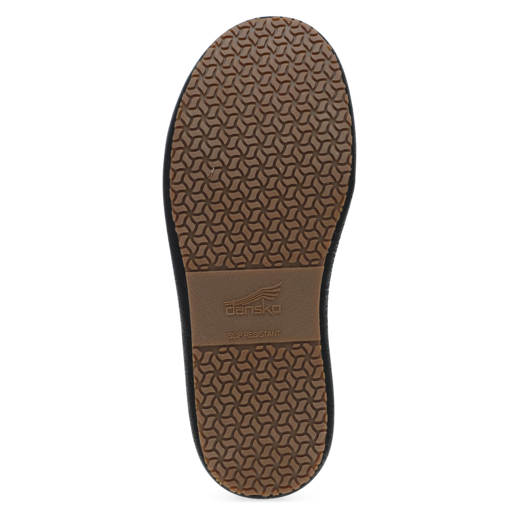 DANSKO WOMEN'S PLATFORM PRO CLOG BURNISHED NUBUCK-BLACK | BEND SHOE CO