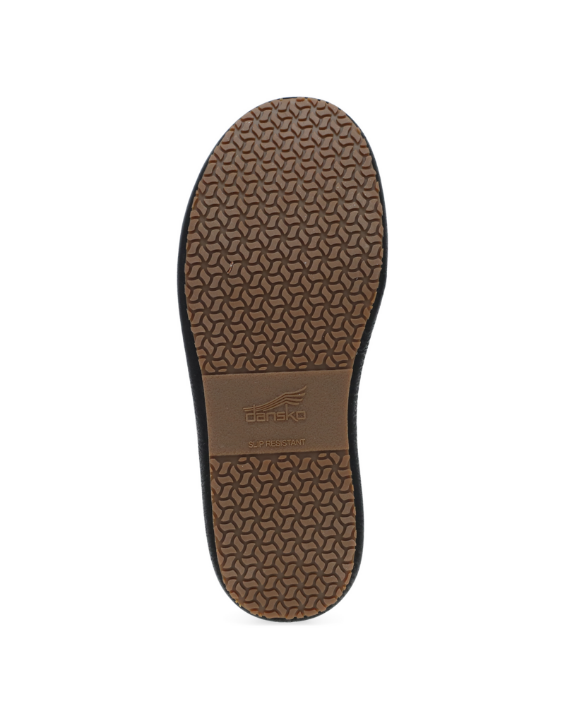 DANSKO WOMEN'S PLATFORM PRO CLOG BURNISHED NUBUCK-BLACK