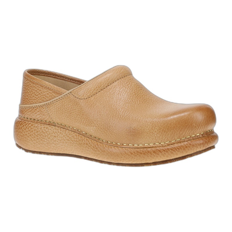 DANSKO WOMEN'S PLATFORM PRO CLOG-HONEY DISTRESSED