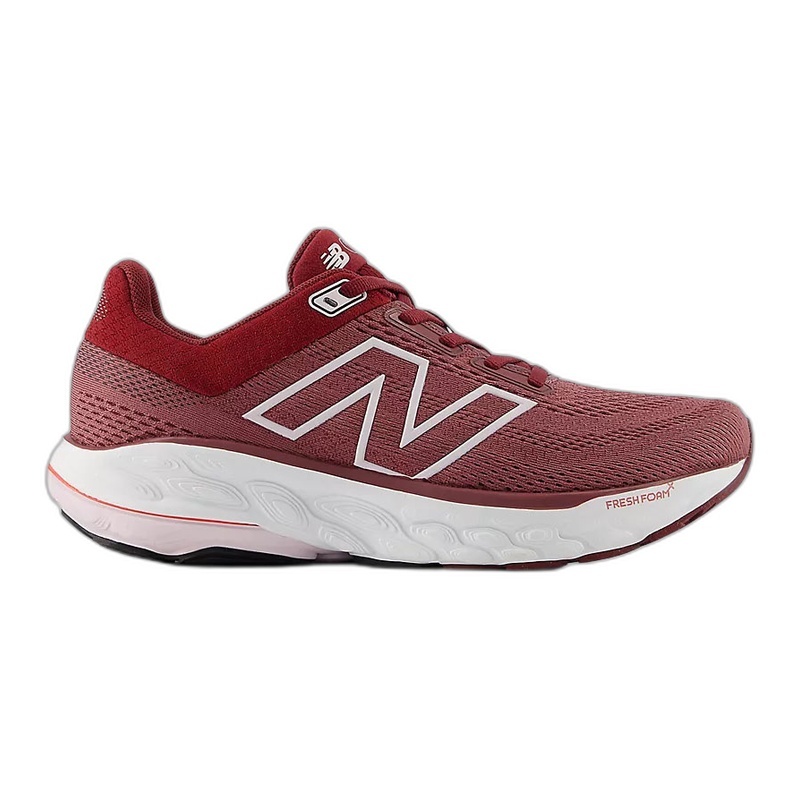 NEW BALANCE WOMEN'S 860V14-WASHED BURGUNDY/MONARCH BURGUNDY/PINK GRANITE