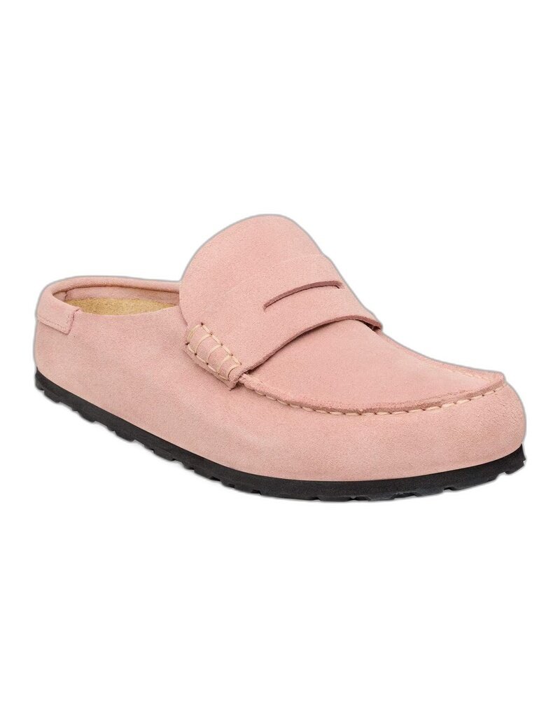 BIRKENSTOCK NAPLES WRAPPED SUEDE-PINK CLAY | BEND SHOE CO