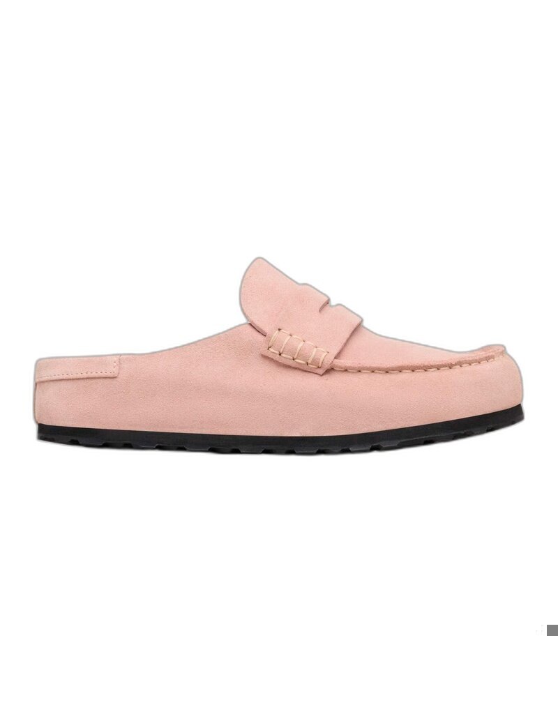 BIRKENSTOCK NAPLES WRAPPED SUEDE-PINK CLAY | BEND SHOE CO