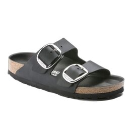 BIRKENSTOCK ARIZONA BIG BUCKLE OILED LEATHER-BLACK