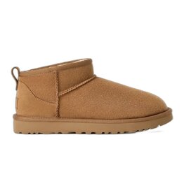 UGG WOMEN'S CLASSIC ULTRA MINI BOOT-CHESTNUT