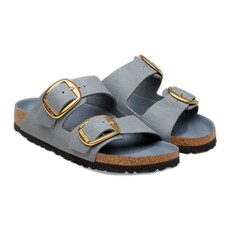 BIRKENSTOCK ARIZONA BIG BUCKLE OILED LEATHER-BASALT GRAY | BEND SHOE CO