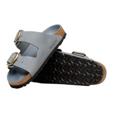 BIRKENSTOCK ARIZONA BIG BUCKLE OILED LEATHER-BASALT GRAY | BEND SHOE CO