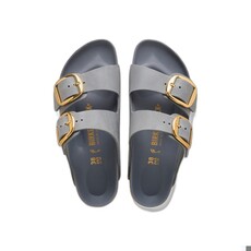 BIRKENSTOCK ARIZONA BIG BUCKLE OILED LEATHER-BASALT GRAY | BEND SHOE CO