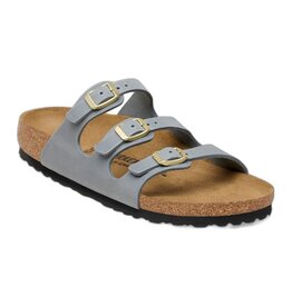 BIRKENSTOCK FLORIDA OILED LEATHER-BASALT GRAY